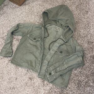AEO // Green Button Jacket